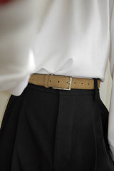 BELT 009 SUEDE GREEN